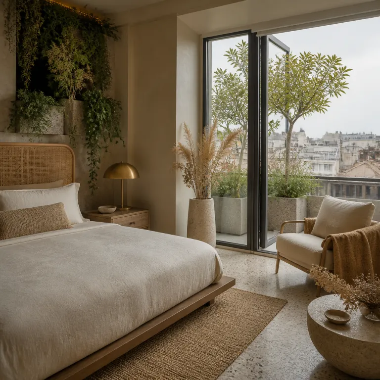 How biophilic design sneaks nature into a city-break hotel room