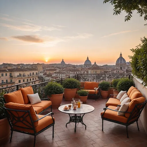 Elegant city break at hotel Grand Hotel Fleming in Rome
